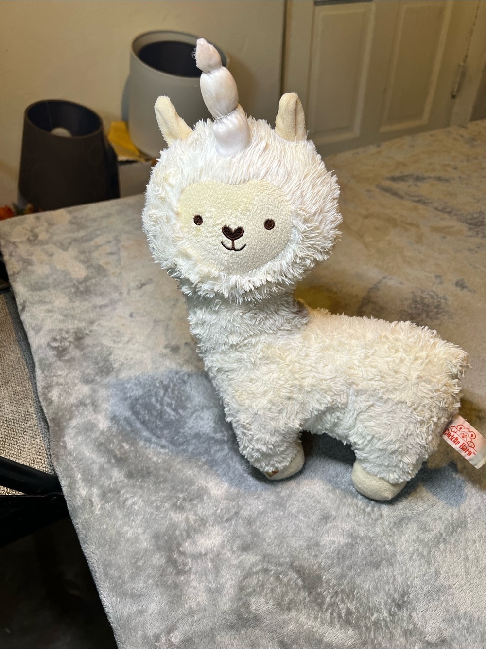 Cuddle Barn Plush Stuffed Animal Llama - Cream